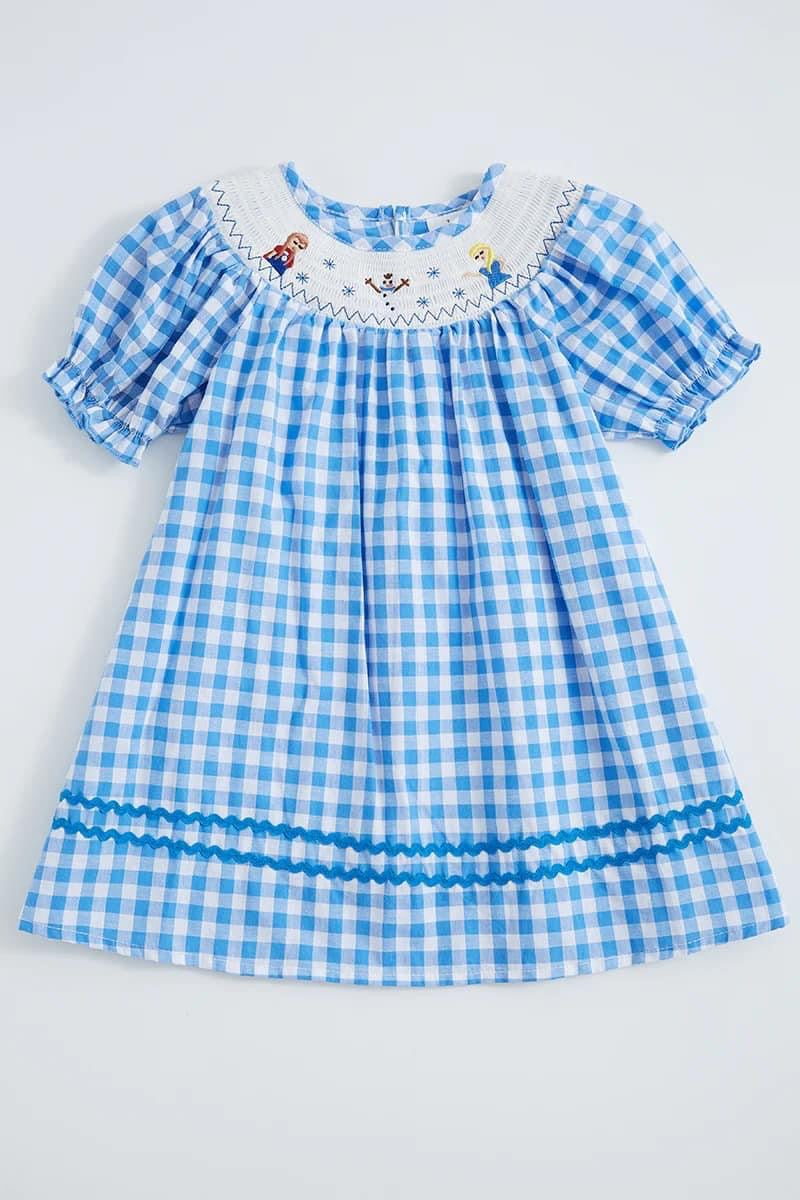 Frozen shop smocked dress