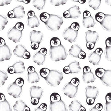 Load image into Gallery viewer, Plaid Penguins Bum Flap romper

