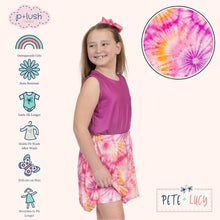 Load image into Gallery viewer, Tie Dye Vibes skort set
