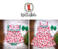 Strawberry Picnic Romper