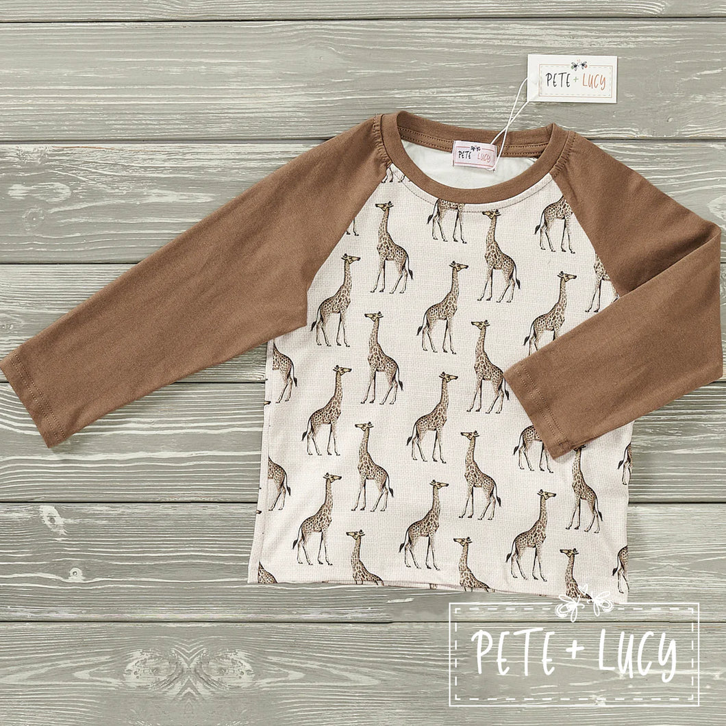 Boy's Giraffe Shirt