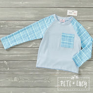 Country Blue Plaid Shirt