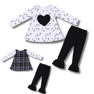 Plaid Penguins Pant Set