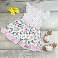 Butterflies and Buttons Dress