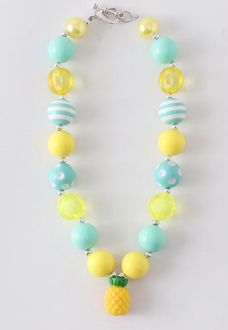 Bubblegum Necklace - Pineapple