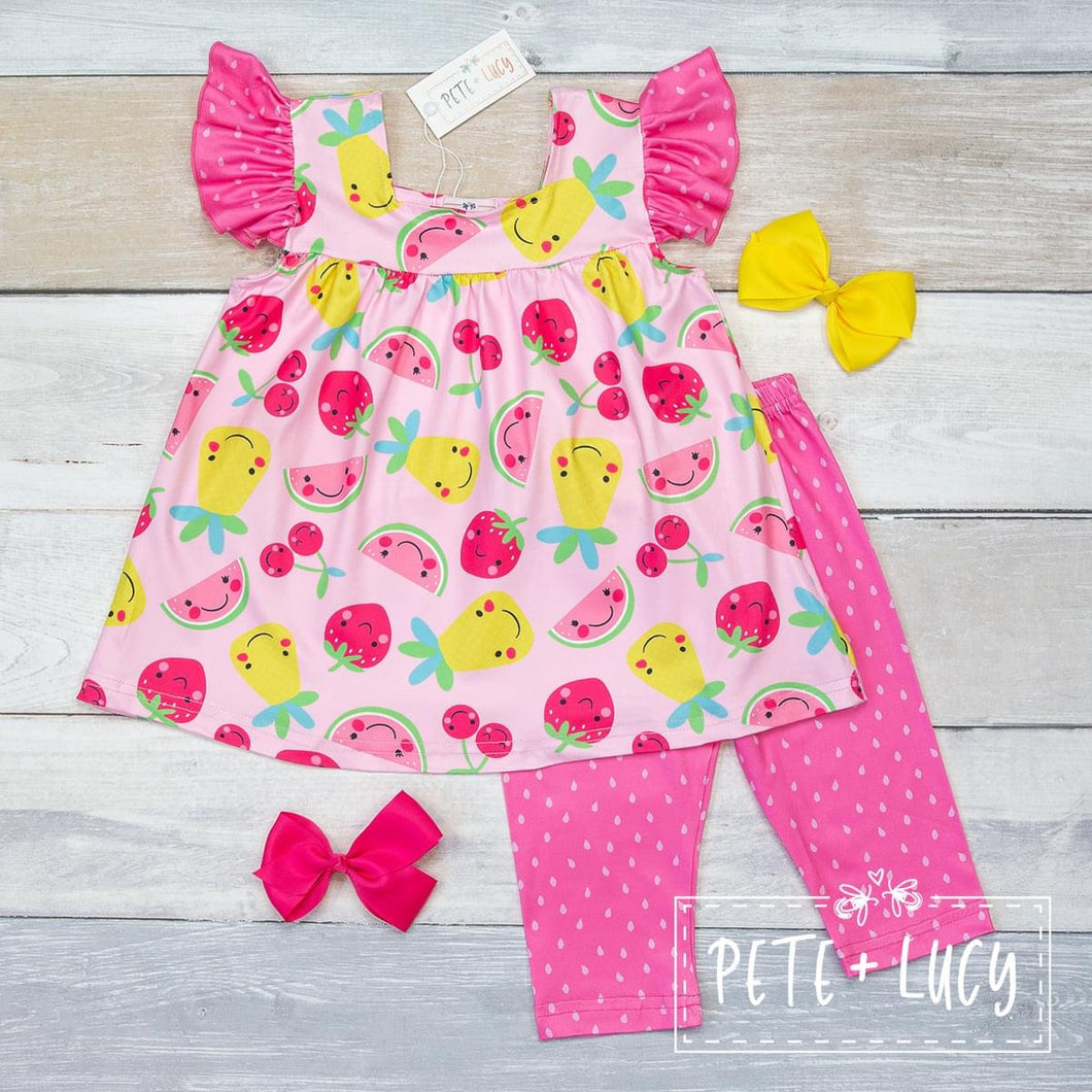 Happy Fruits Capri Set