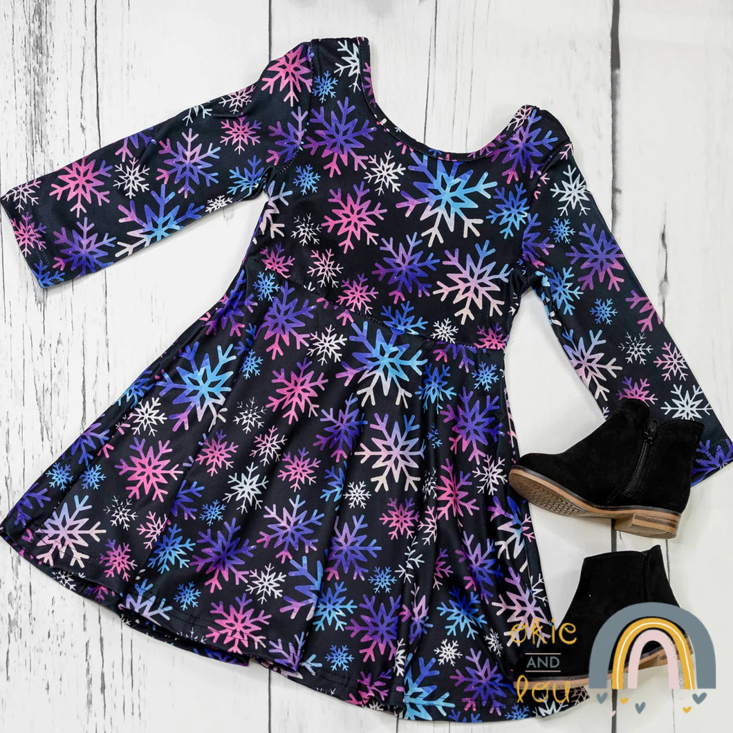 Rainbow Snowflake Dress