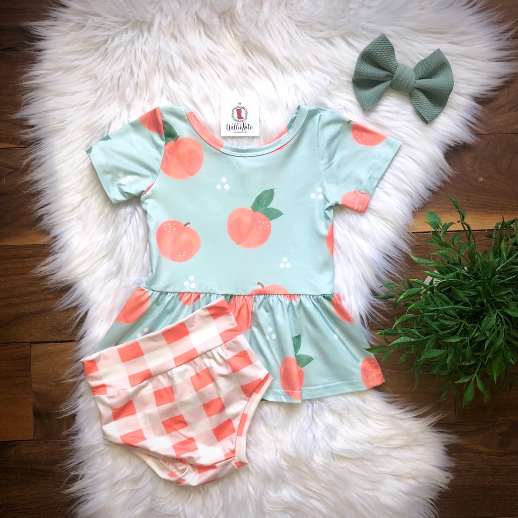 Just Peachy Girl’s Bummie Set