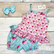 Prim Rose Bubble Short Set