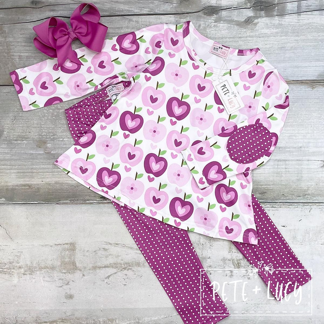 An Apple a Day Pant Set