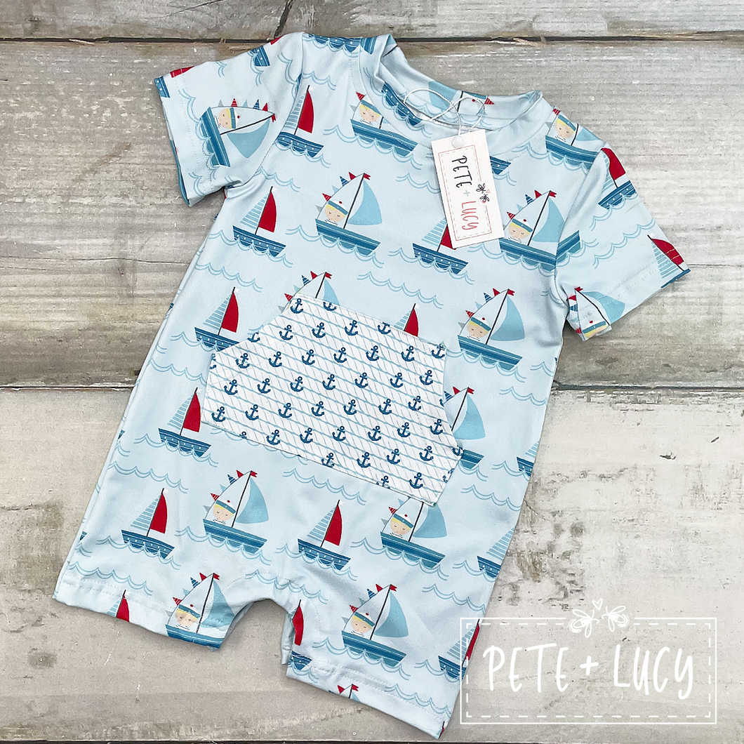 Ahoy, Matey! Boy Romper