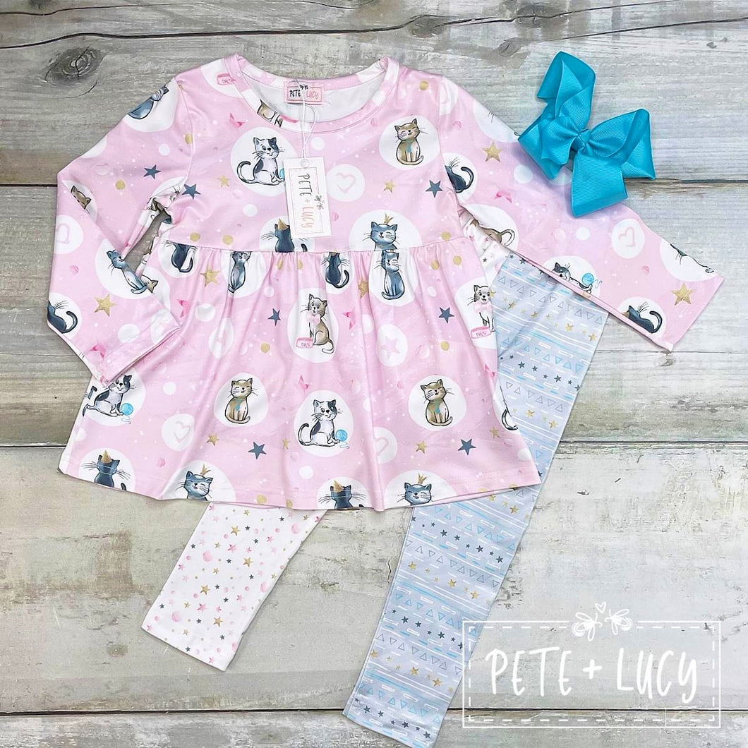 Pretty Kitty Pant Set