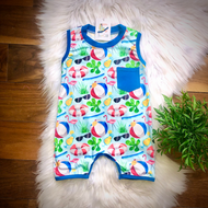 Beach Party Boy’s Romper