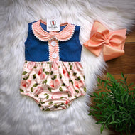 Peaches and Cream Romper