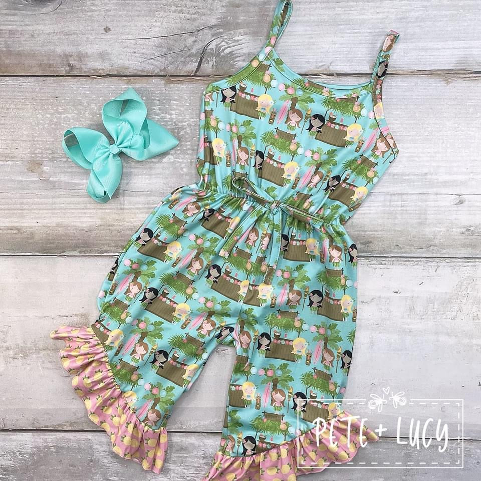 Tiki Hut Romper