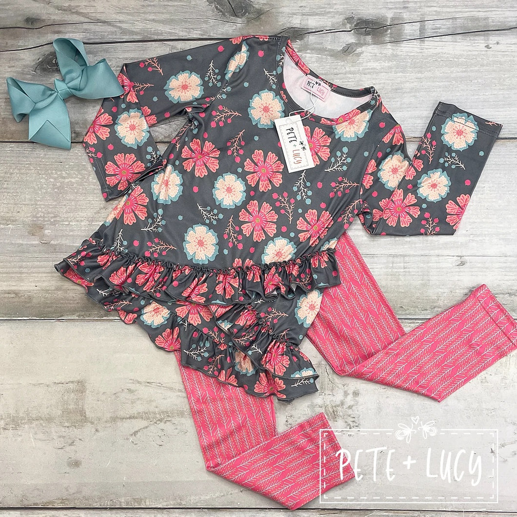 Cammie Floral Tunic and Pant set