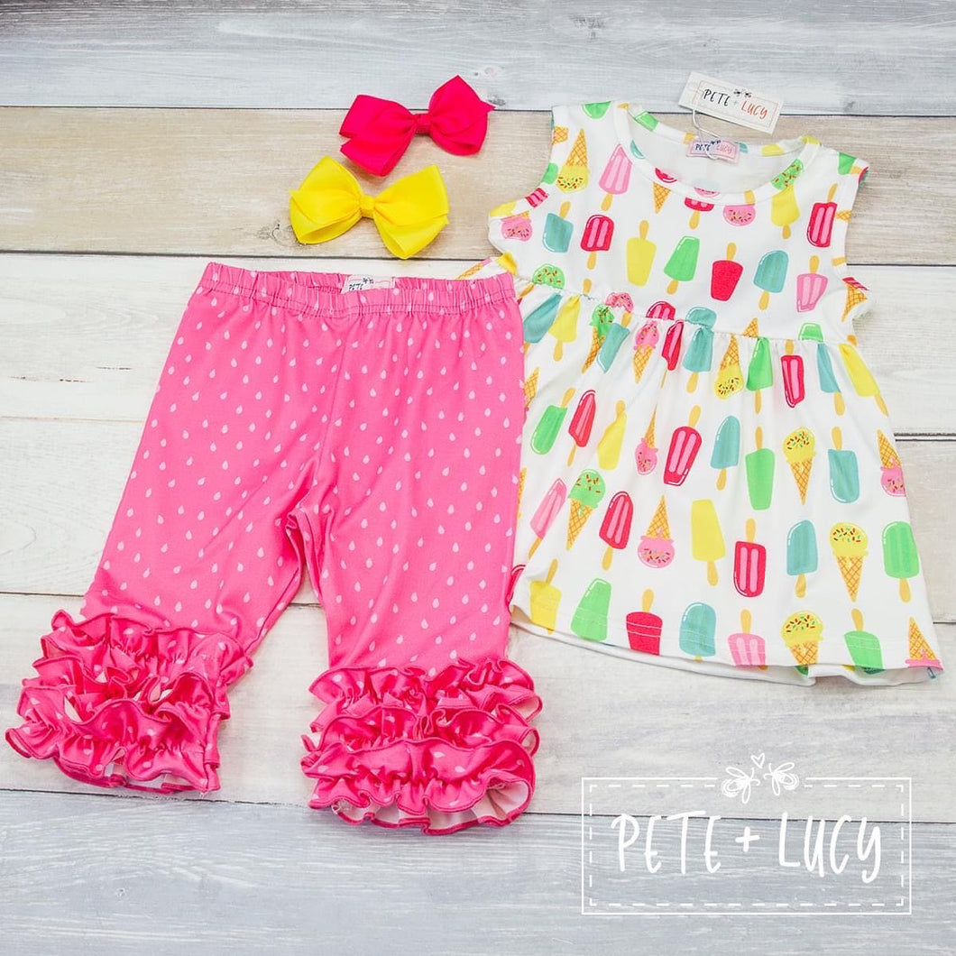 Popsicle Party Capri Set