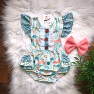 Under the Sea Ruffle Butt Romper