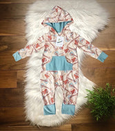Rock On! Hooded romper boy/unisex