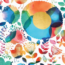 Load image into Gallery viewer, Watercolor Birdies Bubble Short Set
