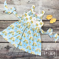 Sunflowers and Rainbows Dress