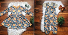 Load image into Gallery viewer, Yellow Daisy Romper set
