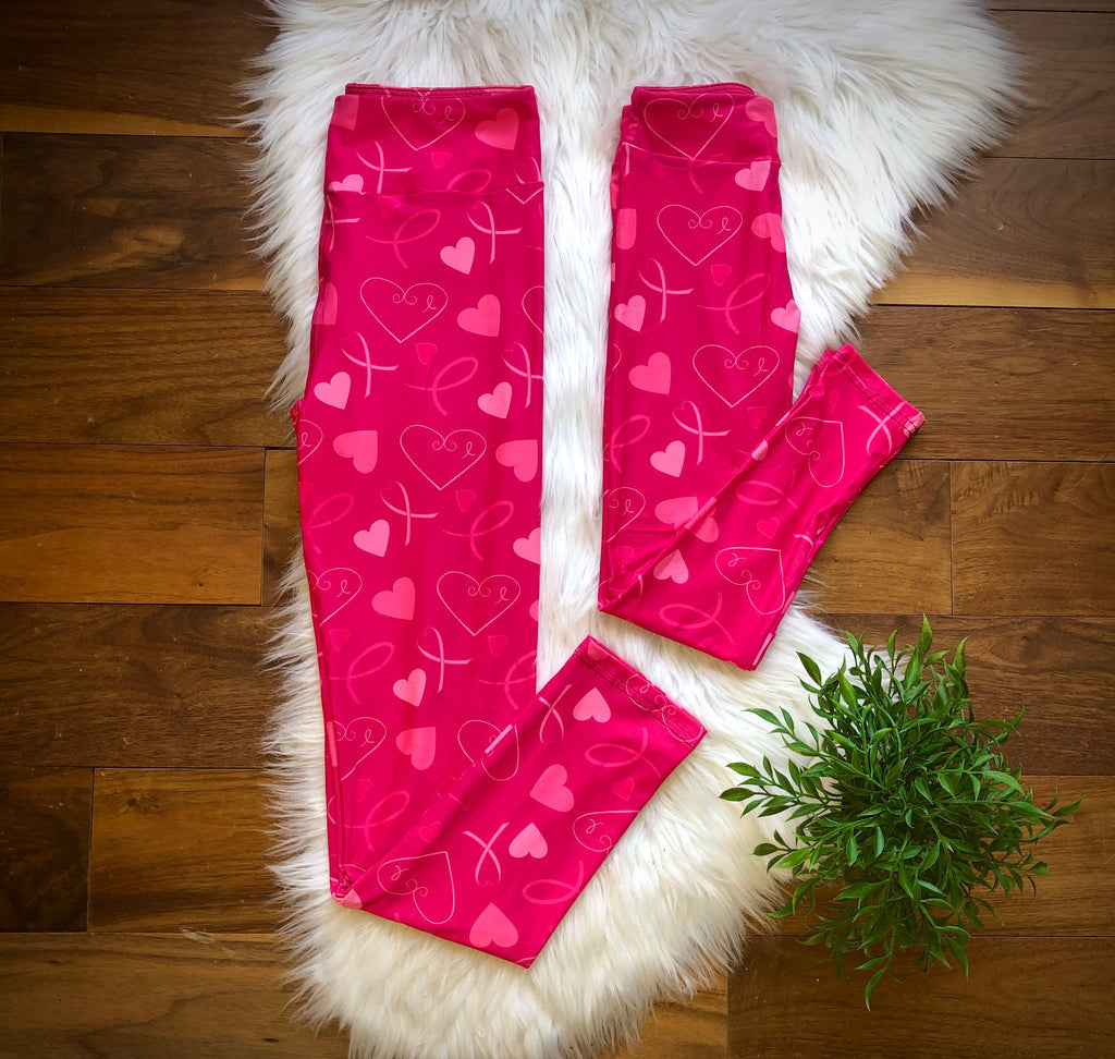 Breast Cancer Leggings