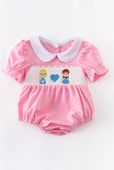 Frozen Love Smocked Romper