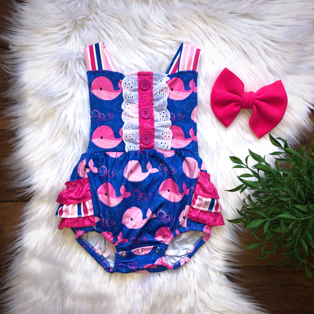 Whaley Cute Ruffle Butt Romper