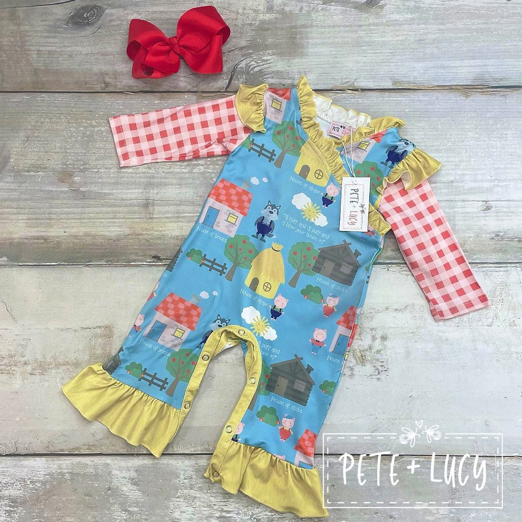 3 Little Pigs Romper