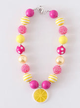 Load image into Gallery viewer, Bubblegum Necklace - Pink Lemonade
